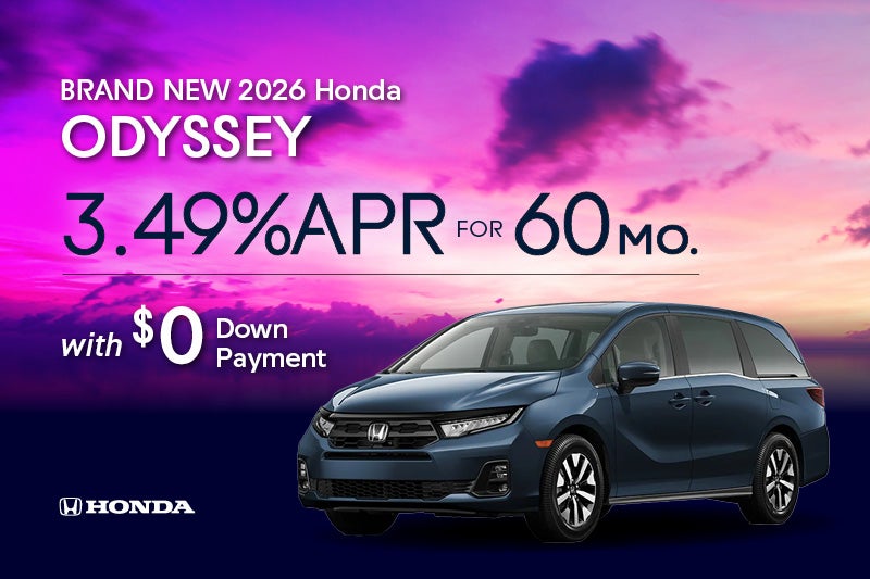 Brand-New 2026 Honda Odyssey