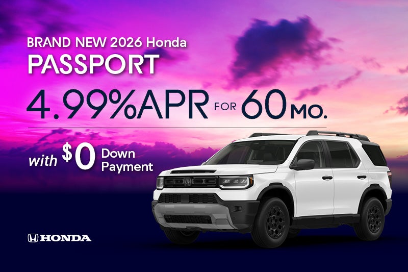 Brand-New 2026 Honda Passport