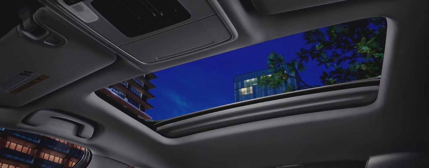 The interior of the moonroof on a 2026 Honda Accord.