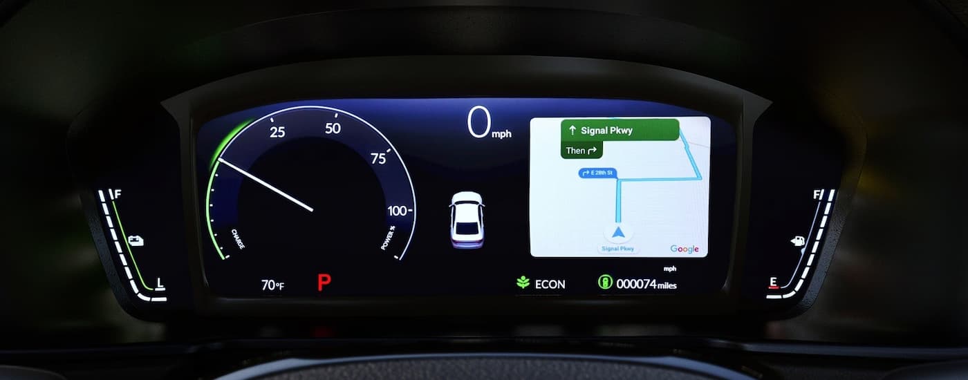 Digital dashboard cluster in a 2026 Honda Accord