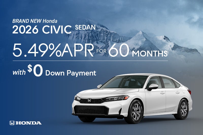 Brand New 2026 Honda CIVIC Sedan