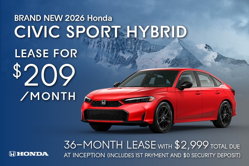Brand New 2026 Honda CIVIC SPORT Hybrid