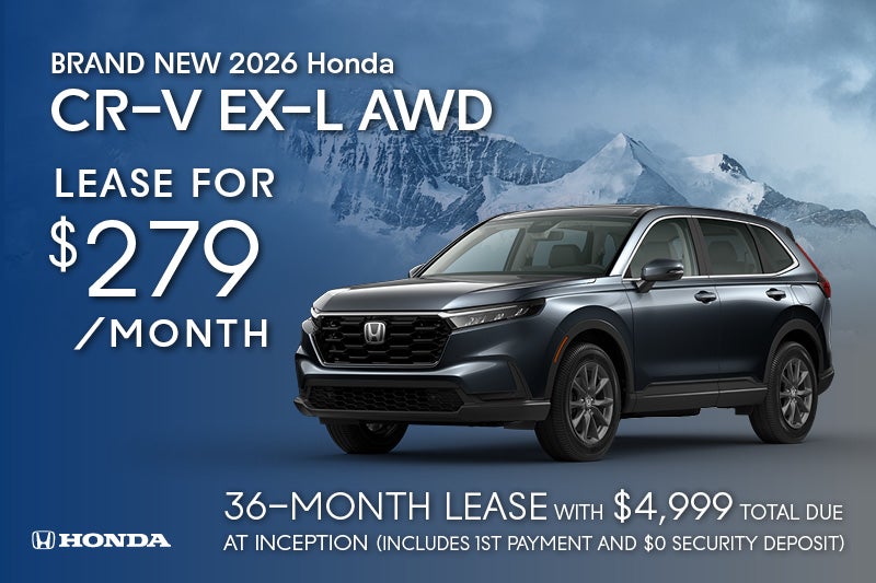 Brand New 2026 Honda CR-V EX-L AWD