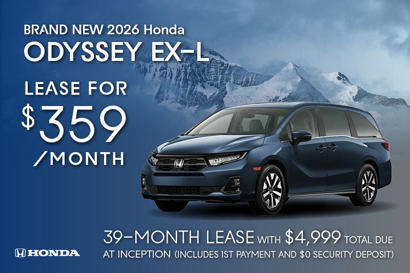 Brand New 2026 Honda ODYSSEY EX-L