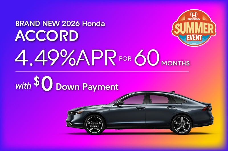 Brand-New 2026 Honda ACCORD