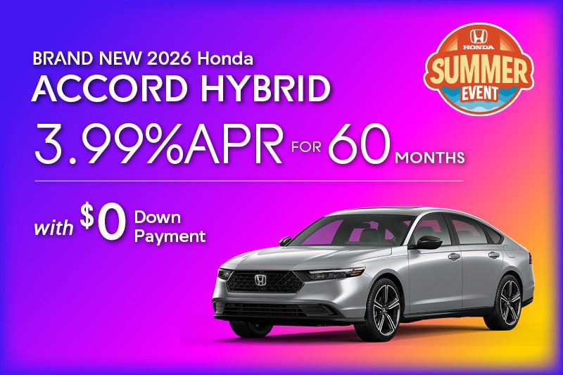 Brand-New 2026 Honda ACCORD hybrid