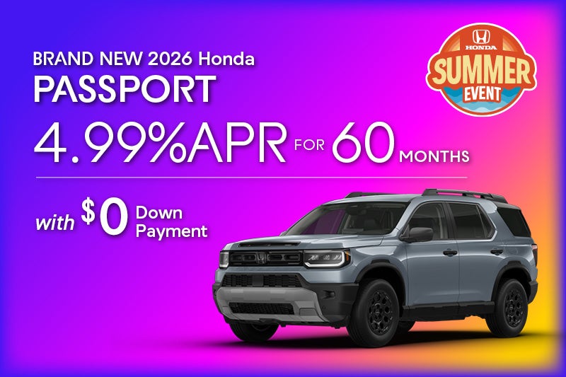 Brand-New 2026 Honda PASSPORT