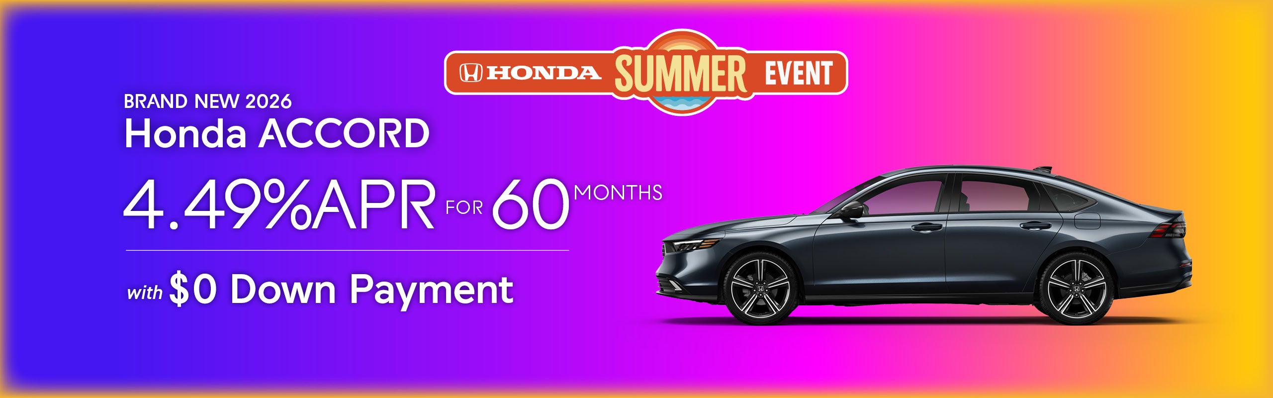 Brand-New 2026 Honda ACCORD