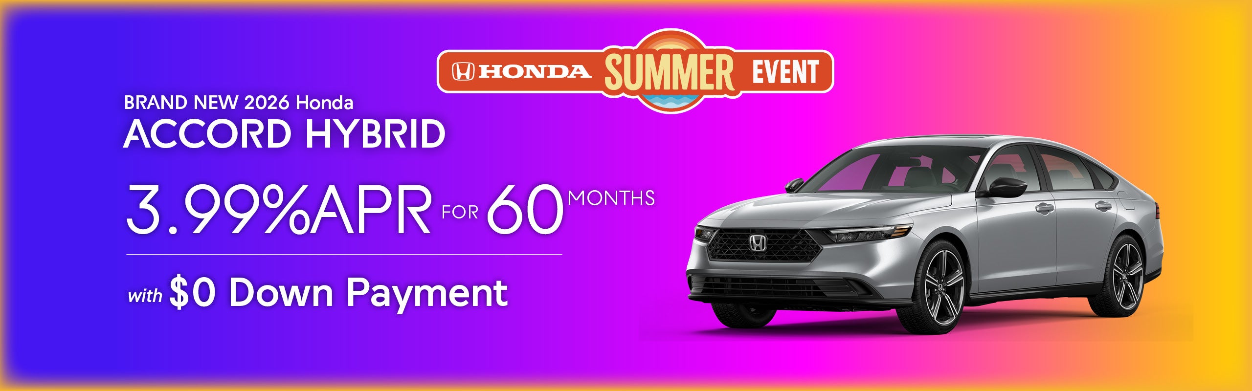 Brand-New 2026 Honda ACCORD hybrid