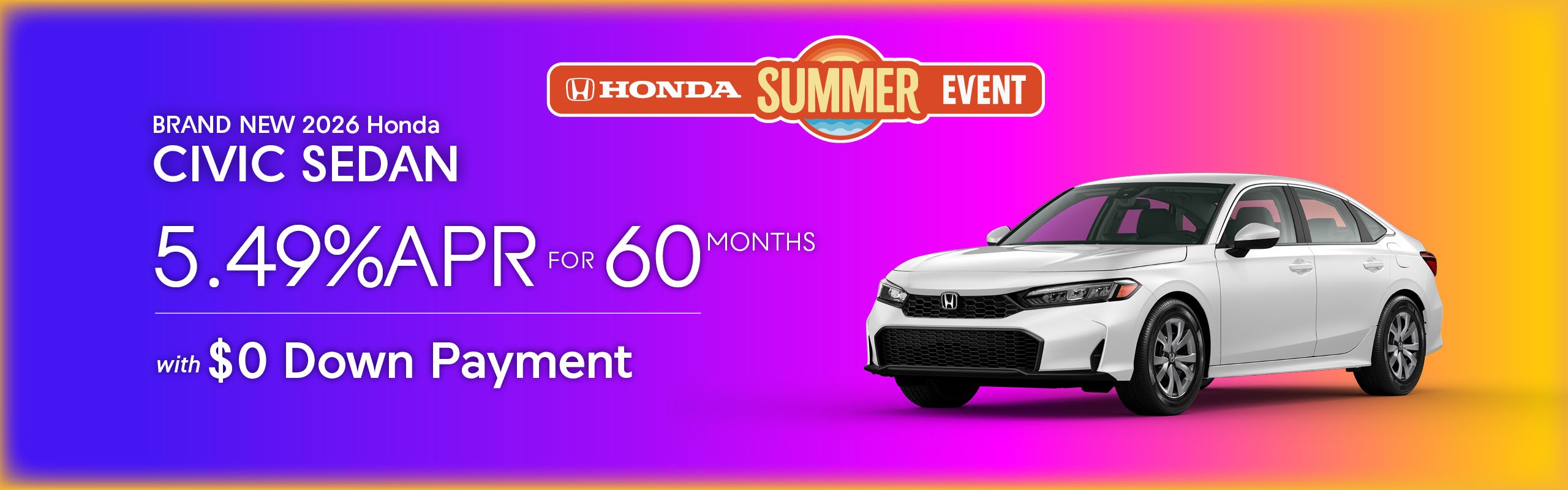Brand-New 2026 Honda CIVIC Sedan