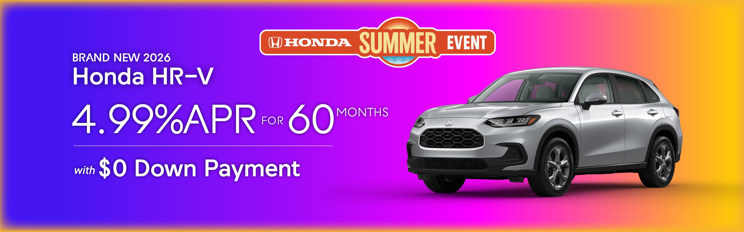 Brand-New 2026 Honda HR-V